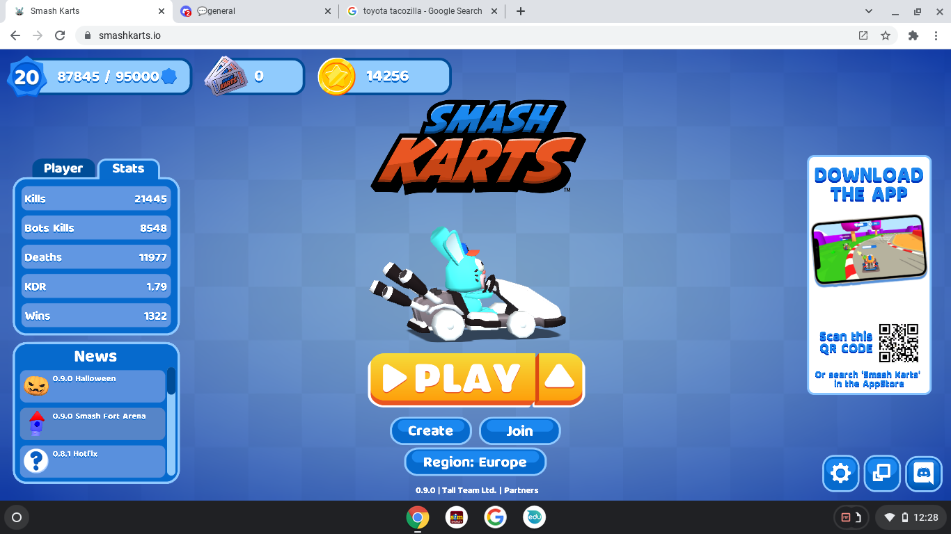 Smash Karts io: Play free [Full-Screen] on your computer now