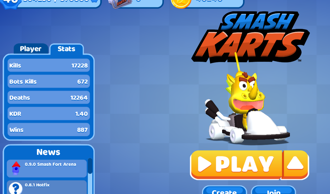 Glich in my Smash Karts !! Got all July 4th items for free !! 